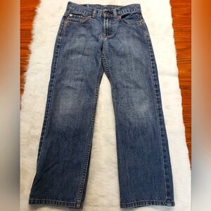 Boy's Levi Strauss 550 12 Regular Relaxed Fit 100% Cotton Jeans Med/Dark Wash